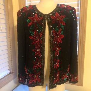 Sequined Christmas jacket